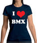 I Love Bmx Womens T-Shirt