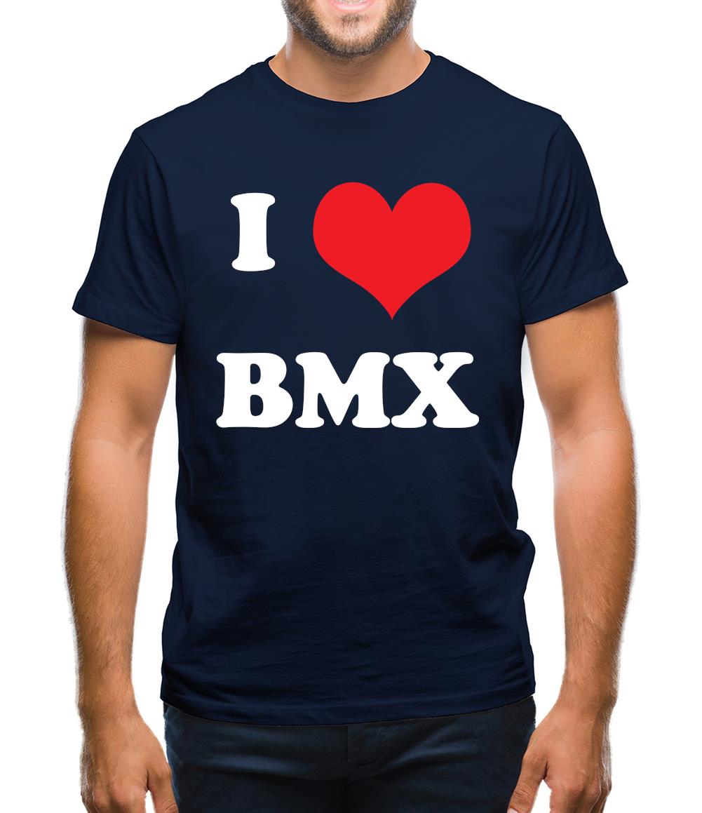 I Love Bmx Mens T-Shirt