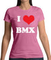 I Love Bmx Womens T-Shirt