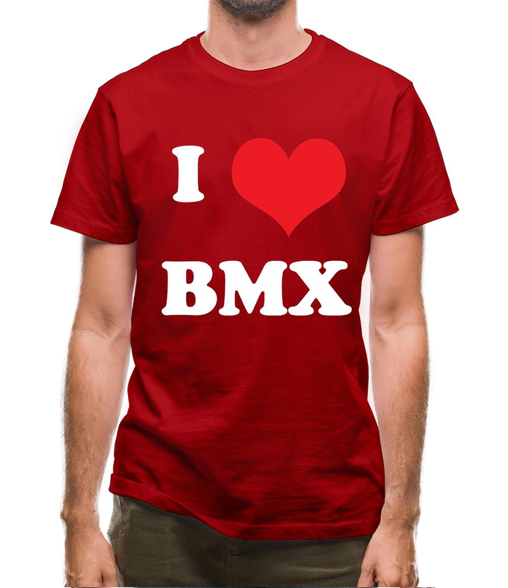 I Love Bmx Mens T-Shirt