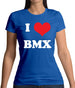 I Love Bmx Womens T-Shirt