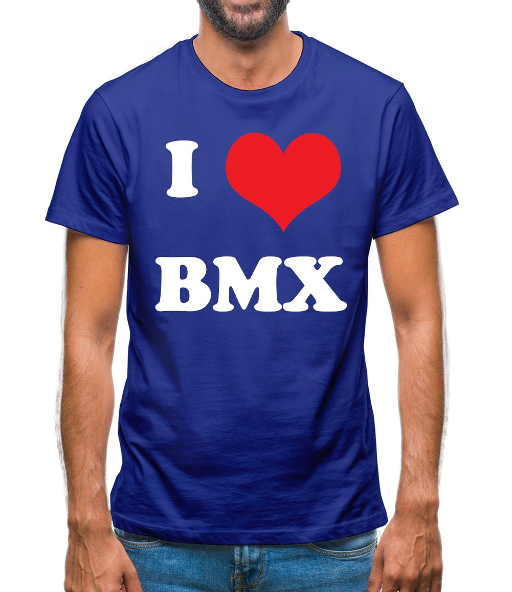 I Love Bmx Mens T-Shirt