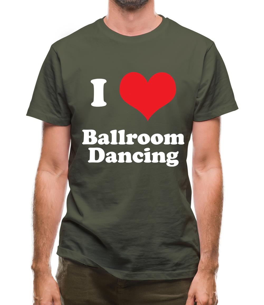 I Love Ballroom Dancing Mens T-Shirt