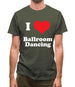 I Love Ballroom Dancing Mens T-Shirt