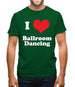 I Love Ballroom Dancing Mens T-Shirt