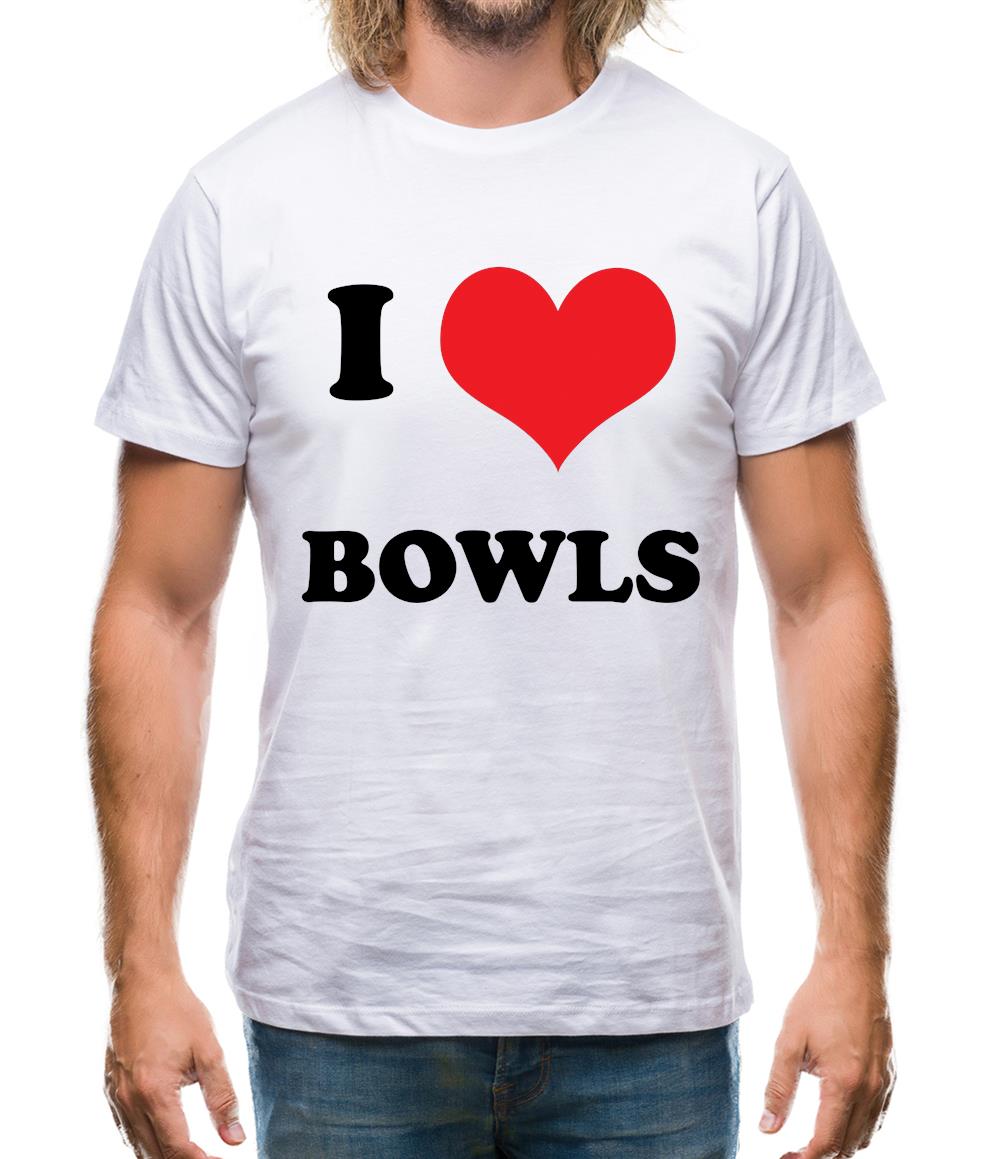 I Love Bowls Mens T-Shirt