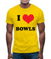 I Love Bowls Mens T-Shirt