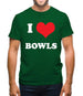 I Love Bowls Mens T-Shirt