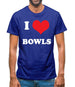 I Love Bowls Mens T-Shirt