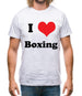 I Love Boxing Mens T-Shirt