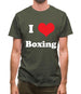 I Love Boxing Mens T-Shirt