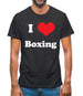 I Love Boxing Mens T-Shirt