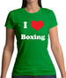 I Love Boxing Womens T-Shirt