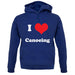 I Love Canoeing unisex hoodie