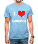 I Love Canoeing Mens T-Shirt