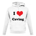 I Love Caving unisex hoodie