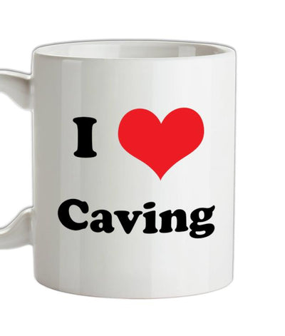 I Love Caving Ceramic Mug