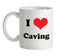 I Love Caving Ceramic Mug