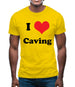 I Love Caving Mens T-Shirt