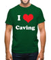 I Love Caving Mens T-Shirt