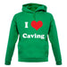 I Love Caving unisex hoodie