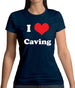 I Love Caving Womens T-Shirt