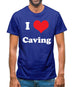 I Love Caving Mens T-Shirt