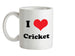 I Love Cricket Ceramic Mug