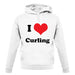 I Love Curling unisex hoodie