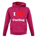 I Love Curling unisex hoodie
