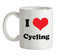 I Love Cycling Ceramic Mug