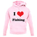 I Love Fishing unisex hoodie