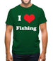 I Love Fishing Mens T-Shirt