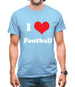 I Love Football Mens T-Shirt