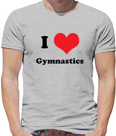 Dressdown I Love Gymnastics Mens T-Shirt