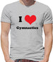 Dressdown I Love Gymnastics Mens T-Shirt