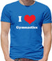 Dressdown I Love Gymnastics Mens T-Shirt