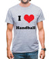 I Love Handball Mens T-Shirt