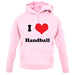 I Love Handball unisex hoodie