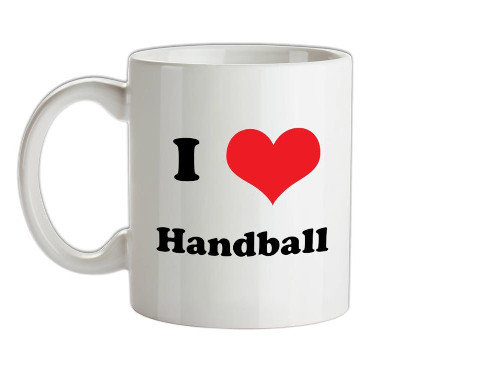 I Love Handball Ceramic Mug