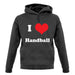 I Love Handball unisex hoodie