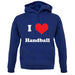 I Love Handball unisex hoodie