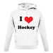 I Love Hockey unisex hoodie