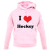 I Love Hockey unisex hoodie