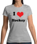 I Love Hockey Womens T-Shirt