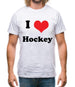 I Love Hockey Mens T-Shirt