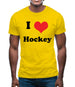 I Love Hockey Mens T-Shirt