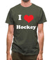 I Love Hockey Mens T-Shirt