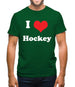 I Love Hockey Mens T-Shirt