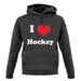 I Love Hockey unisex hoodie